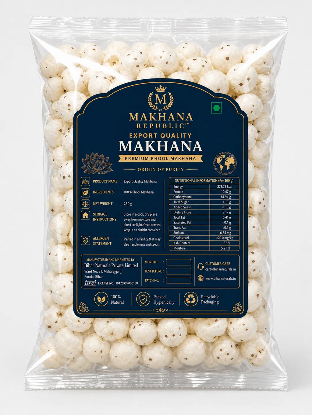 Makhana Republic™ Export Quality Makhana