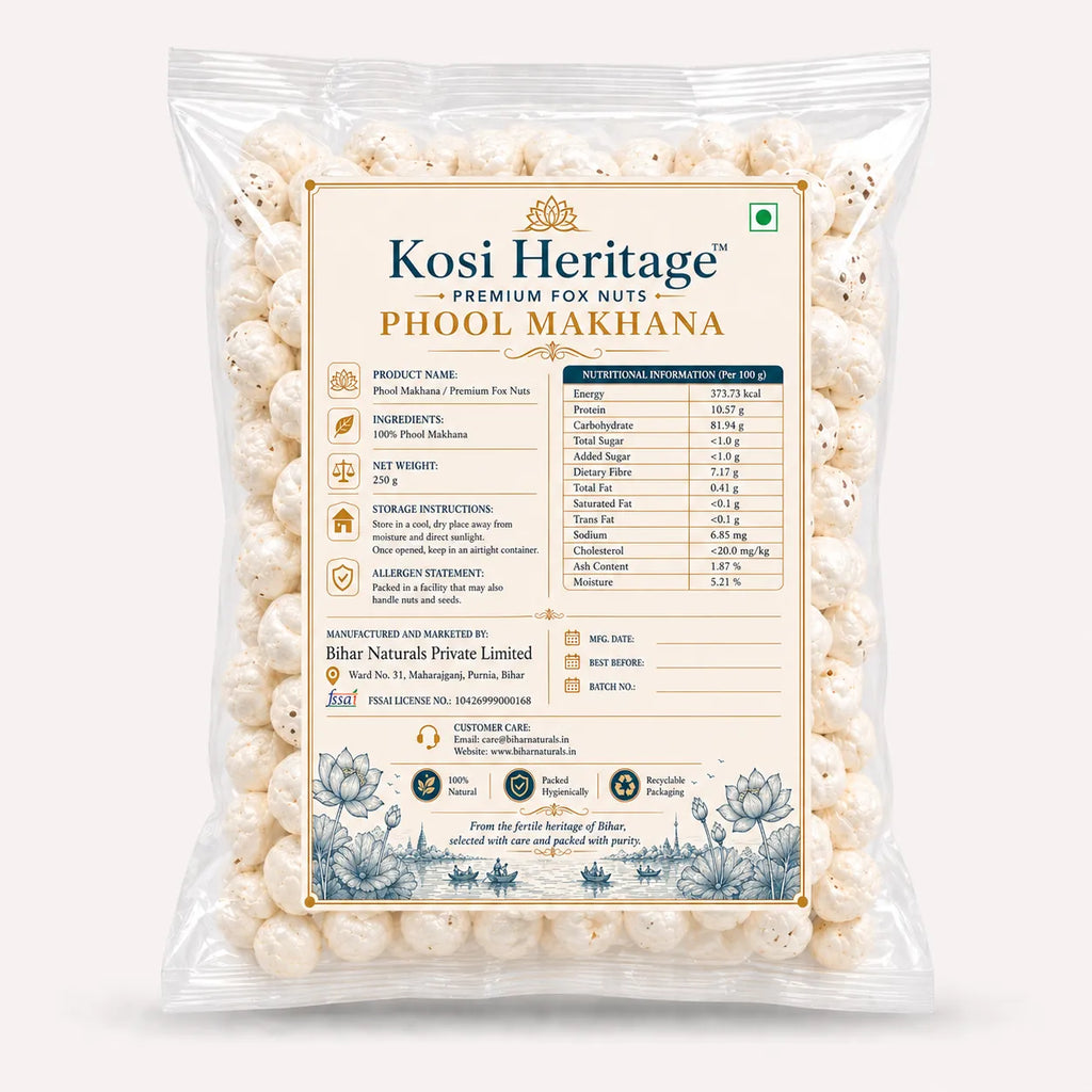 Kosi Heritage™ | Select 5+ Makhana