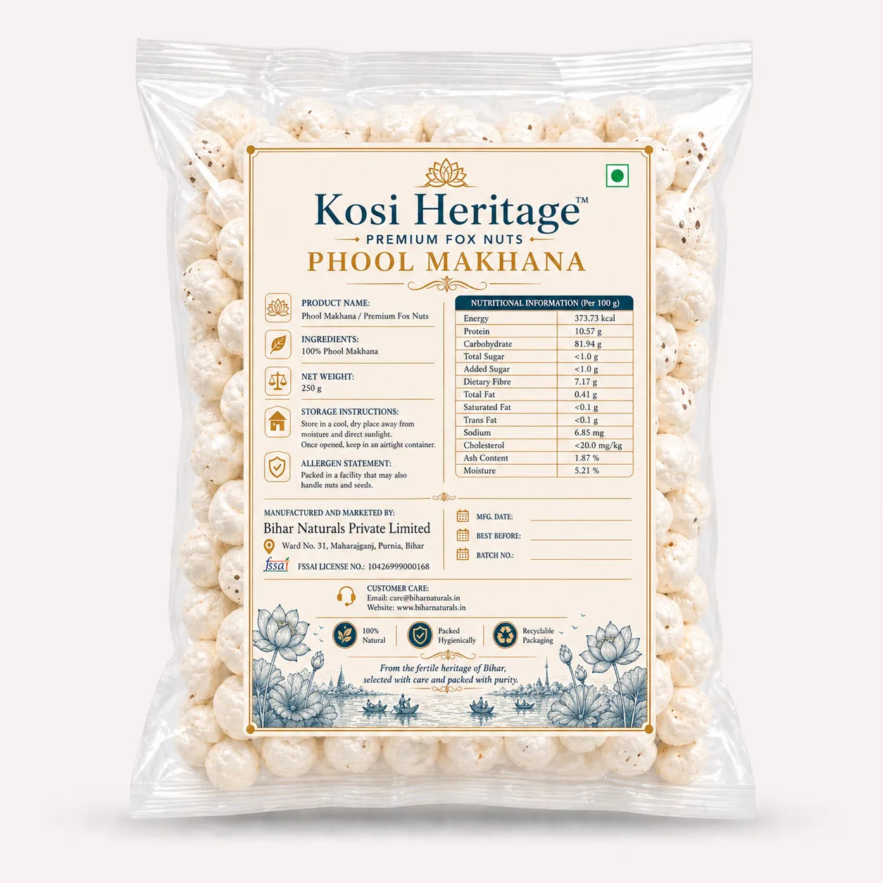 Kosi Heritage™ | Select 5+ Makhana